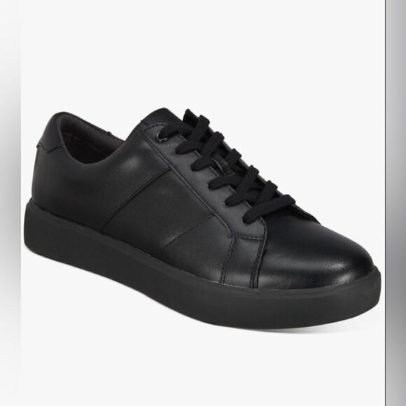 INC Mens Black Comfort Ezra Round Toe Platform Lace-Up Sneakers Shoes - Picture 1 of 2